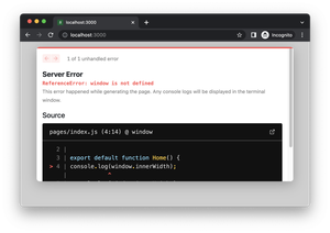 Solving the ‘Window is Not Defined’ Error in Next.js