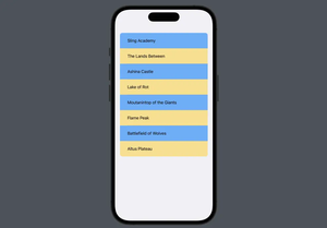 SwiftUI: How to Create a Zebra Striped List