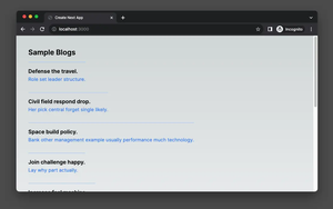 Next.js: Fetching Data in Server Components