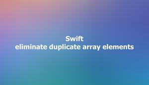 Swift: 3 Ways to Remove Duplicates from an Array